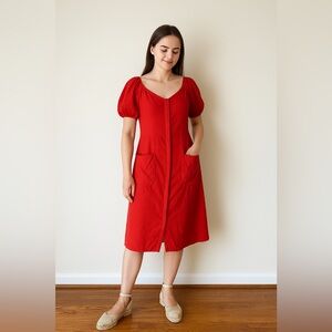 dRA Los Angeles || Linen Blend Dress